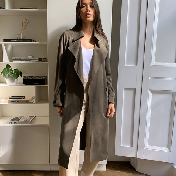 Aritzia Babaton Lawson Trench Coat Nwt 